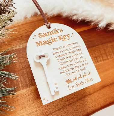 Santas Magic Key- Christmas Ornament