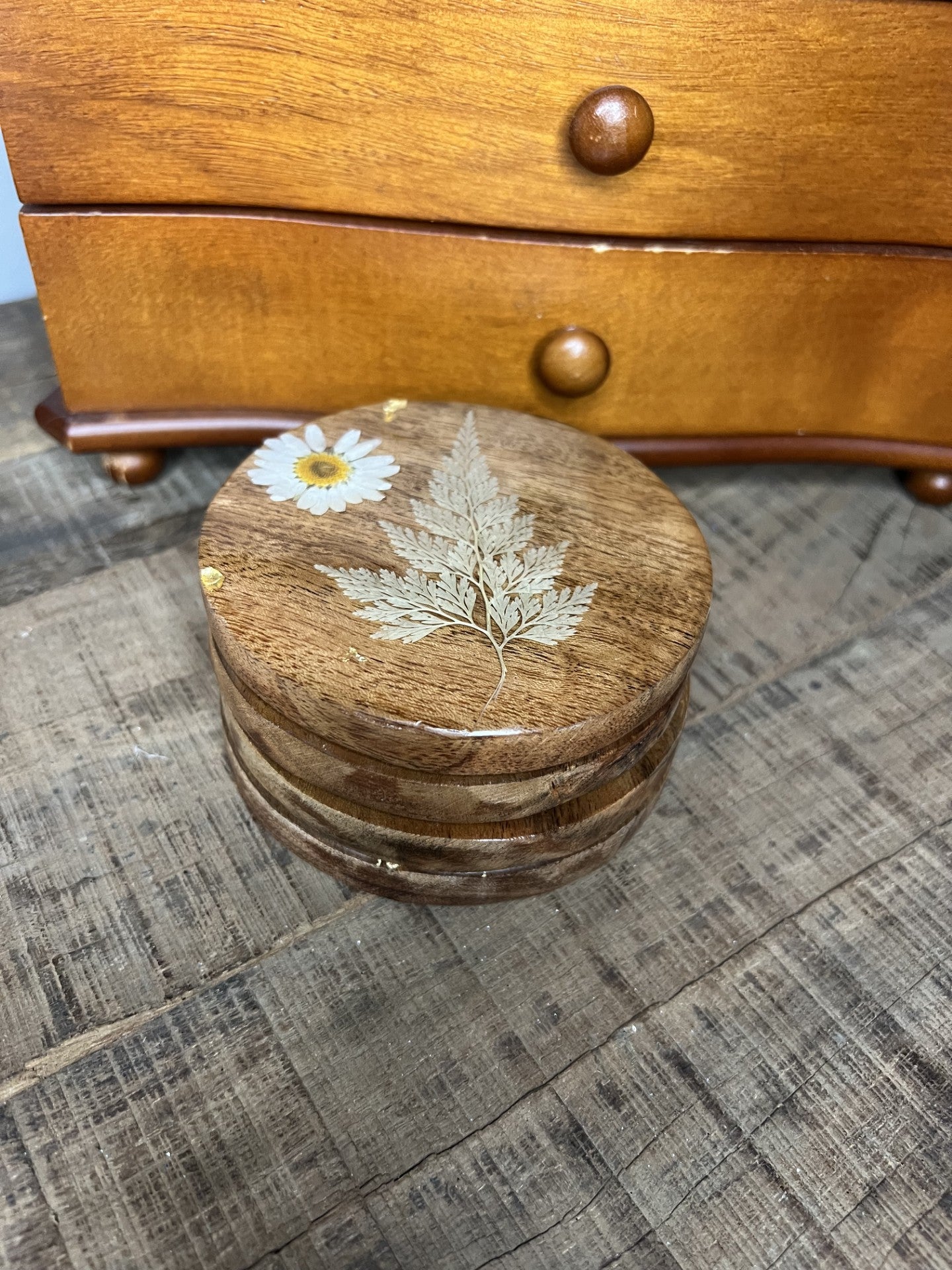 Floral Coaster Set of 4