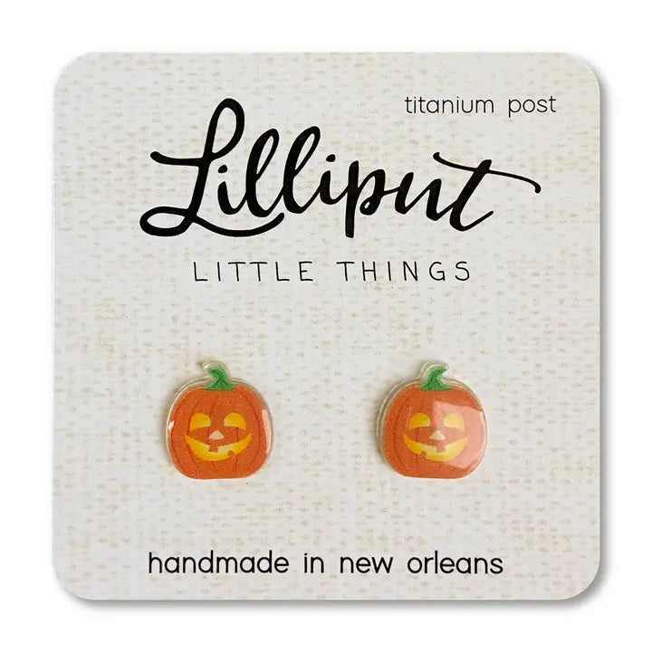 Lilliput Jack O'Lantern Earrings