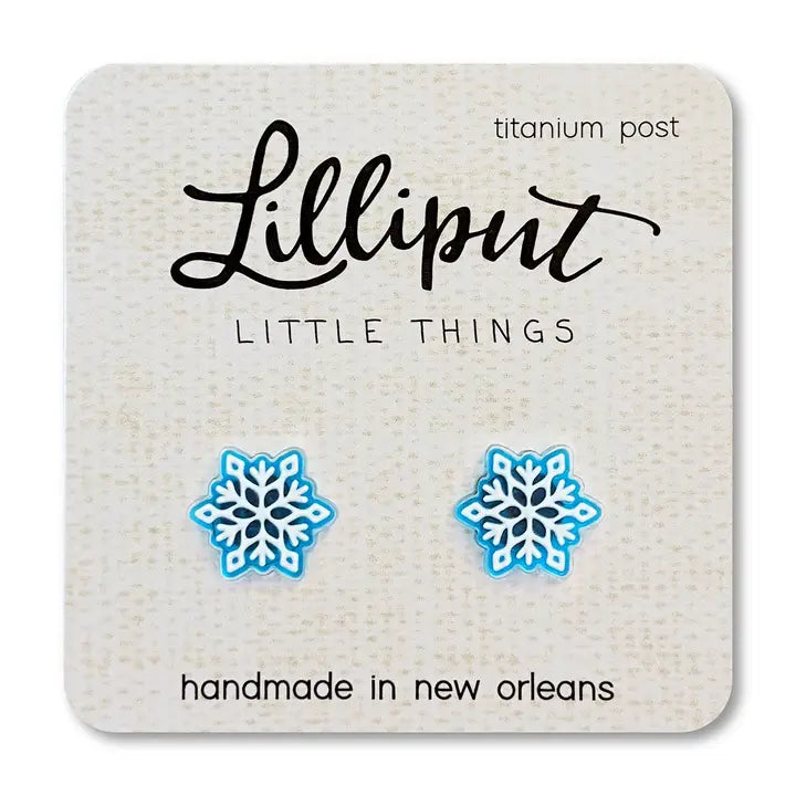 Lilliput Snowflake Earrings